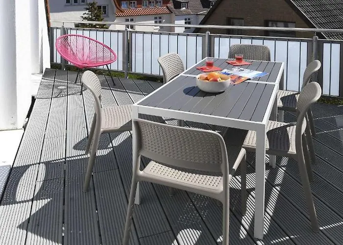 公寓 Haus Am Dorfbrunnen Duene 万根沃格